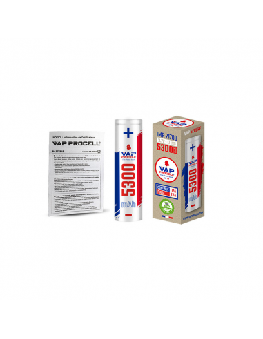 Accus IMR 21700 5300mAh 17A/CDM 25A Vap Procell