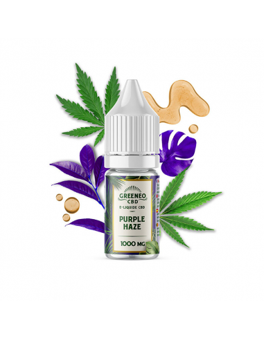 E-Liquide CBD Purple Haze 10ml Greeneo